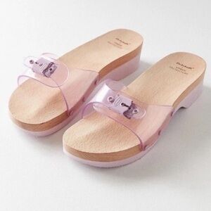 Dr. Scholl's x Urban Outfitters Original Wooden Sandal Lilac Jelly 8